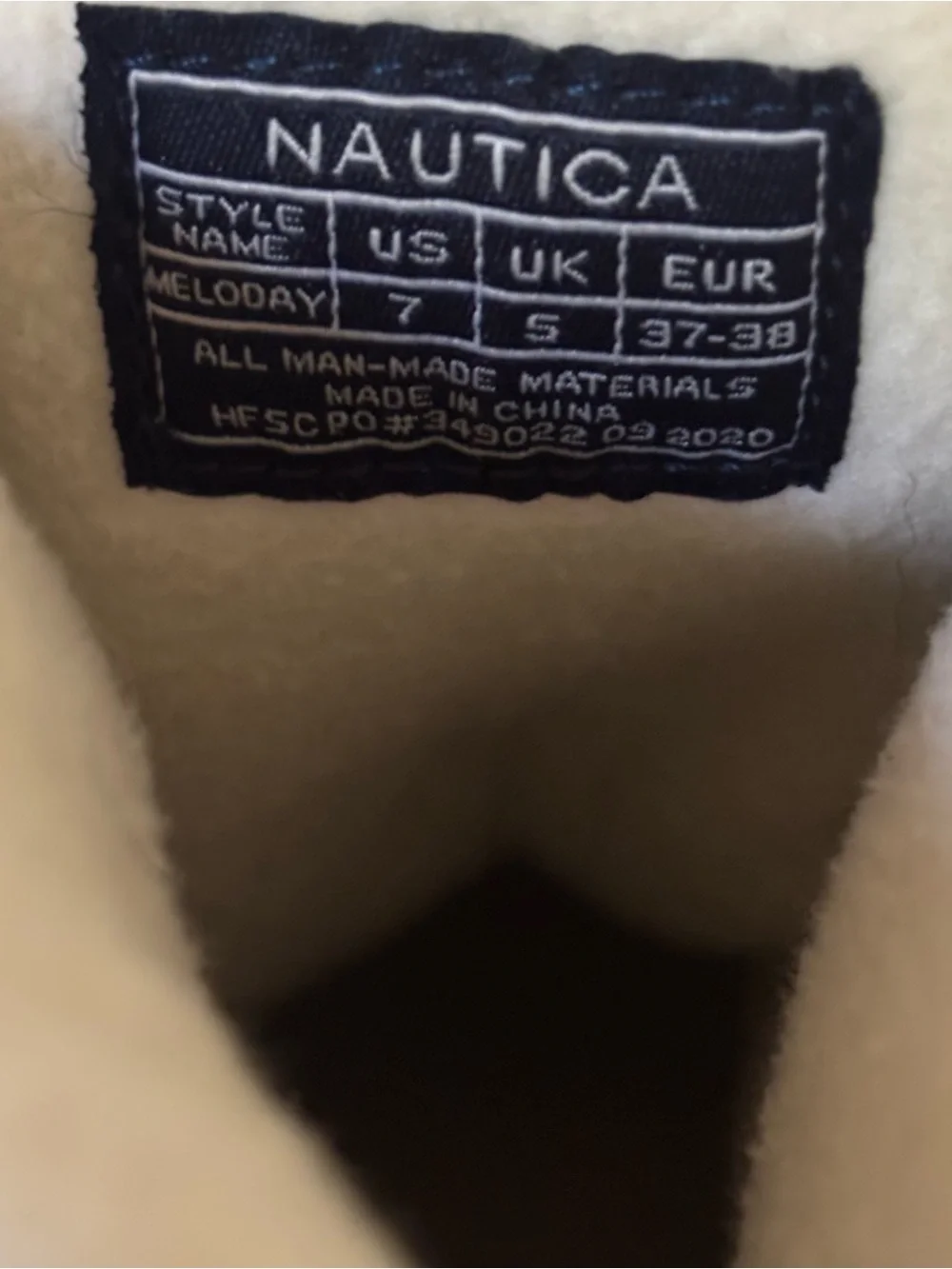 Nautica Melody Brown Fleece Lined Duck Boots | Women’s 7